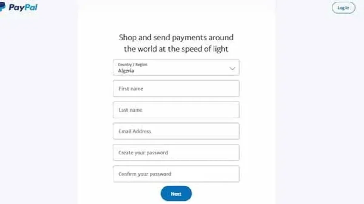 تفعيل الباي بال PayPal في جميع الدول بطريقة شرعية 2 التسجيل في باي بال