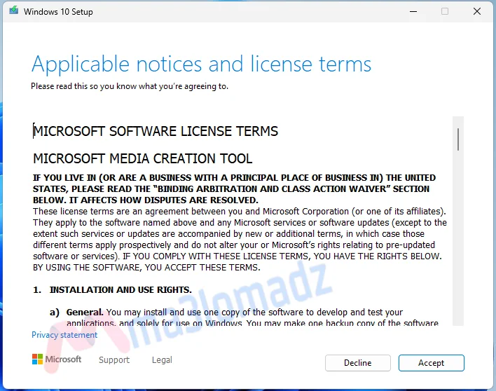 تحميل ويندوز 10 برو من مايكروسوفت مجانا على فلاشة ملف iso 3 أداة إنشاء الوسائط وتشغيلها Windows Media Creation Tool