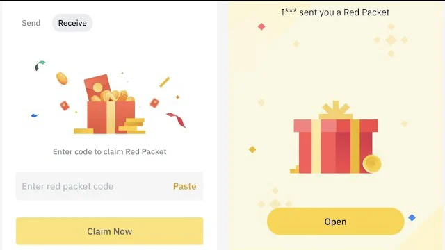 كيفية الربح من بينانس بدون إيداع عن طريق الظرف الأحمر 2 كيفية الربح من الظرف الأحمر على بينانس